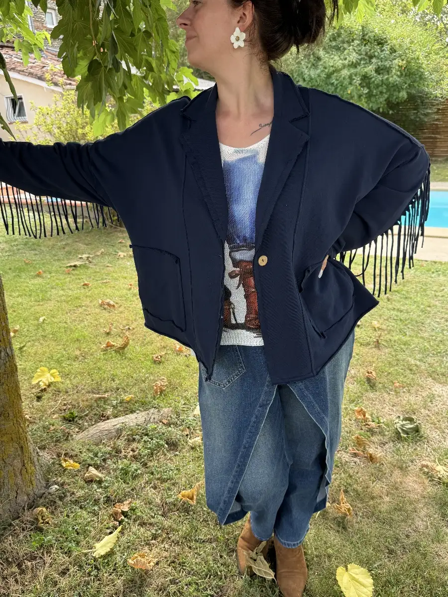 Veste à Franges