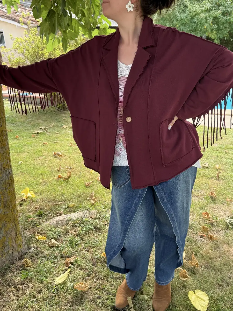 Veste à Franges