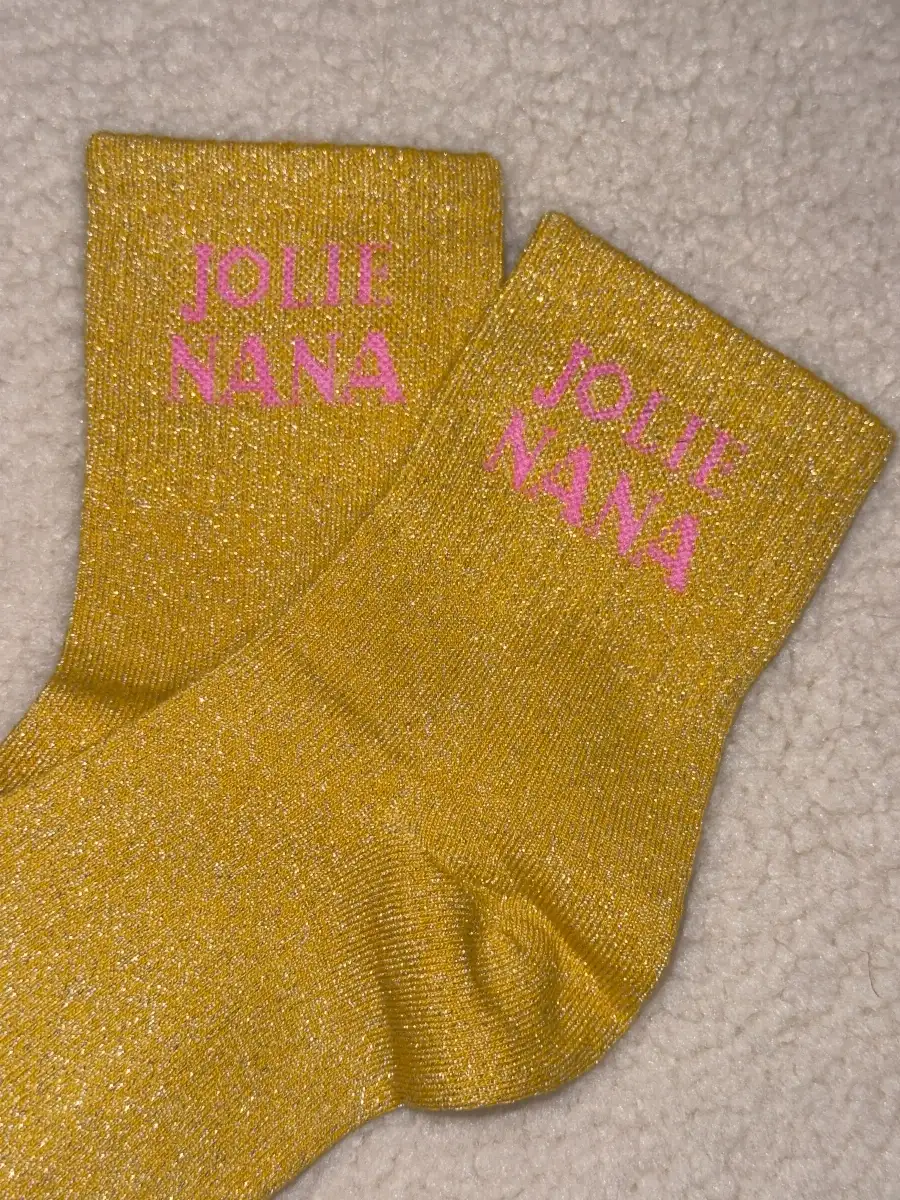 CHAUSSETTES, PAILLETTES, « JOLIE NANA »