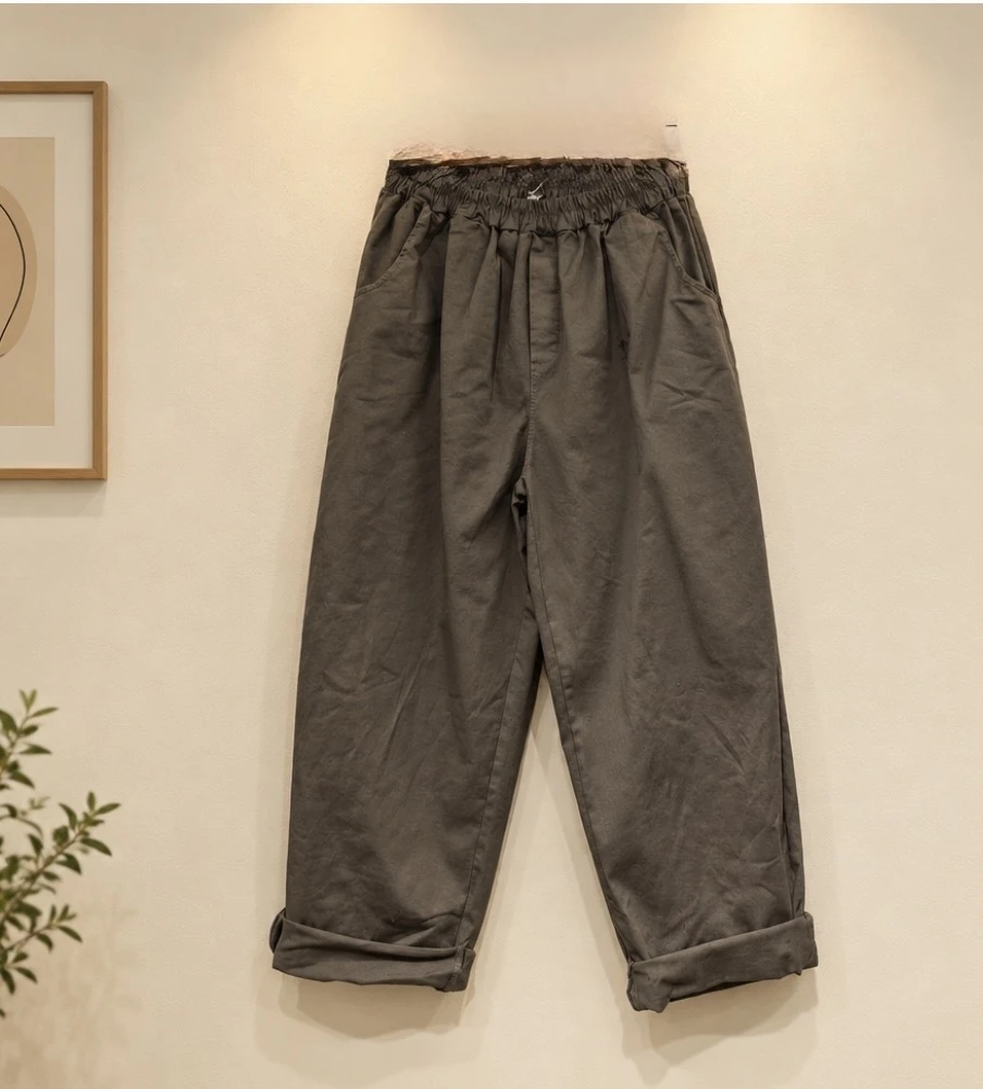 PANTALON CAROTTE COTON EPAIS
