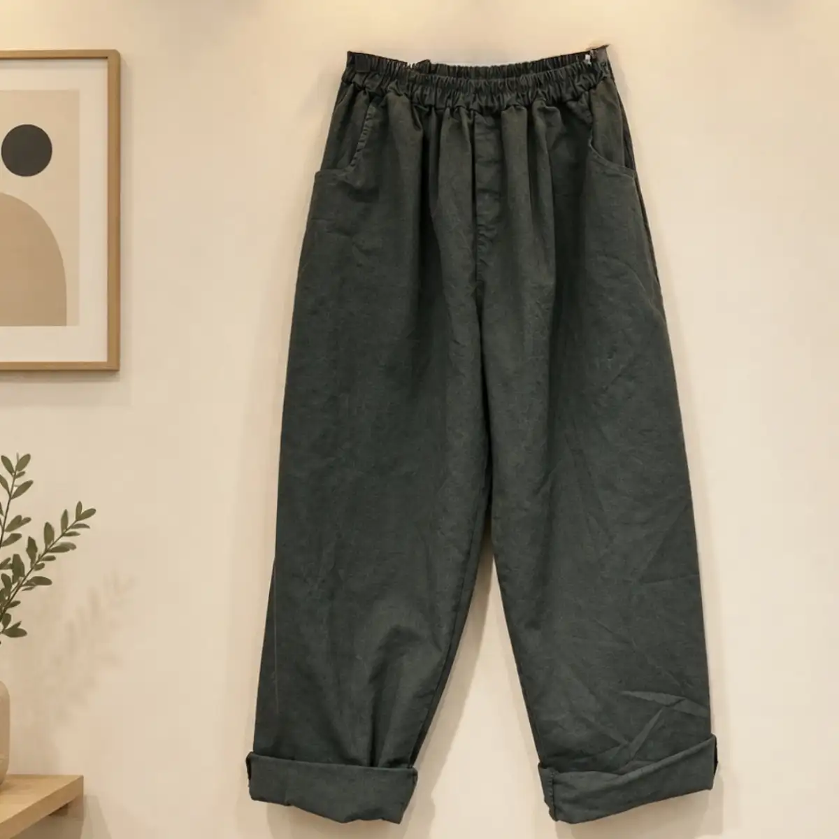 PANTALON CAROTTE COTON EPAIS