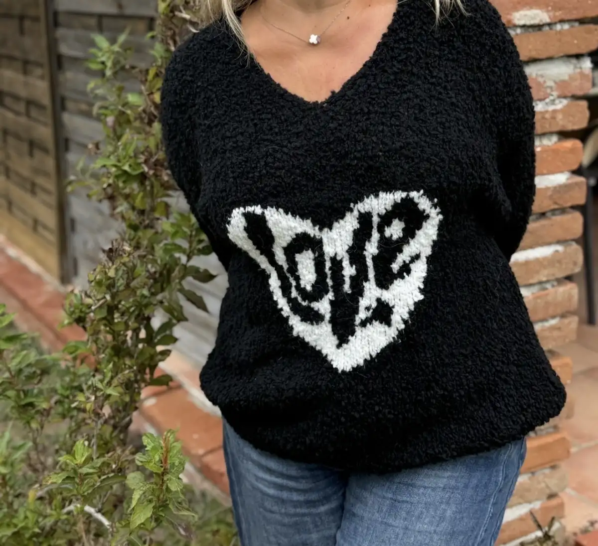 PULL TOUT DOUX COEUR LOVE