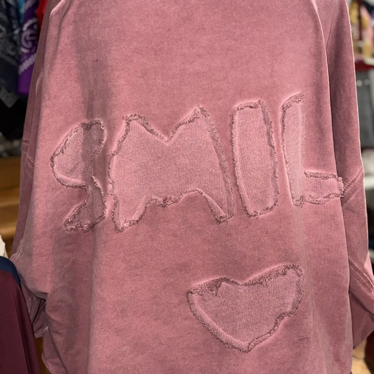 SWEAT OVERSIZE  DELAVE COTON "SMILE"